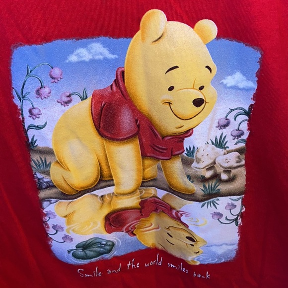Red Disney Winnie the Pooh Bear XL - Picture 4 of 6